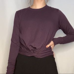 Athleta twist front top